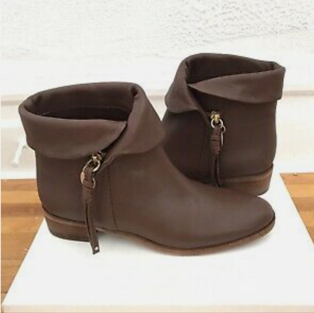 See by Chloe brown leather bootie